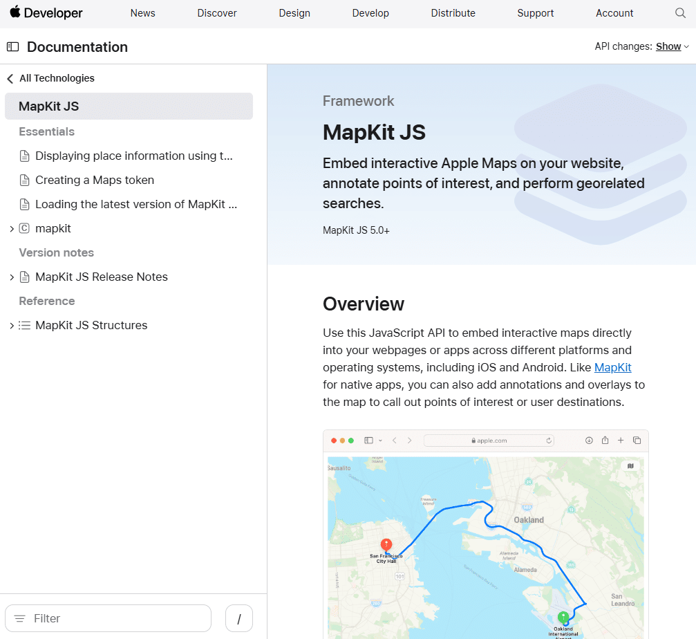 apple mapkit